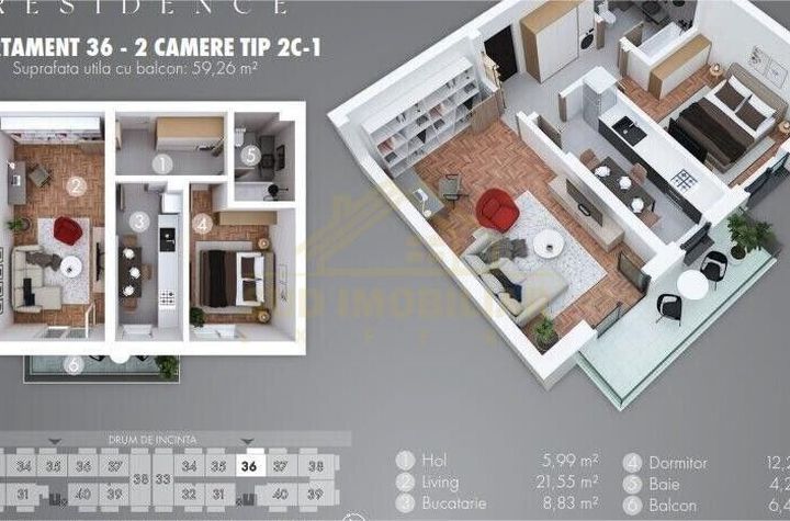 Apartament 2 camere  finalizat anunturi imobiliare Bucuresti