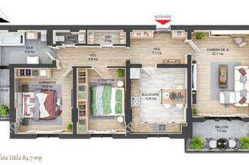Apartament 3 camere de vanzare RAHOVEI - Sibiu anunturi imobiliare Sibiu