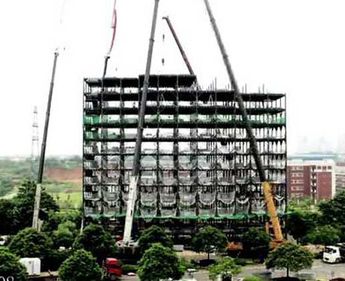 Deci se poate: chinezii au construit un hotel de 15 etaje în cinci zile