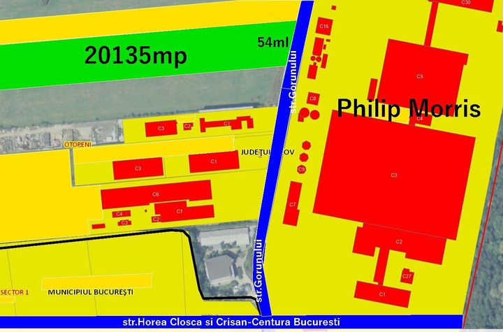 Teren intravilan 20135mp pretabil sediu firme,productie ,depozitare ,aproape de centura! anunturi imobiliare Bucuresti