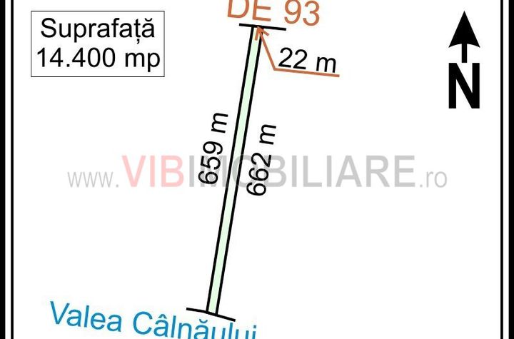 Glina - Strada Bucuriei, teren extravilan, suprafata 14.400 mp anunturi imobiliare Bucuresti