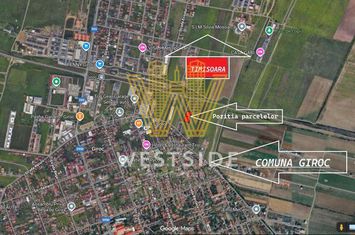 Teren de vanzare, in zona Giroc anunturi imobiliare Timis
