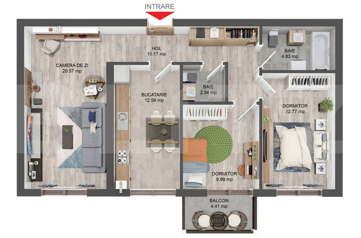 Apartament 3 camere de vanzare SELIMBAR - Sibiu anunturi imobiliare Sibiu