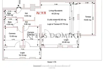 Apartament Ultracentral cu 3 camere, Piata Unirii, 140.60mp anunturi imobiliare Bihor