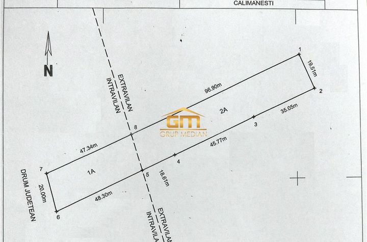 Teren Intravilan de vanzare CALIMANESTI - Valcea anunturi imobiliare Valcea