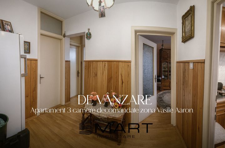 Apartament 3 camere de vanzare VASILE AARON - Sibiu anunturi imobiliare Sibiu