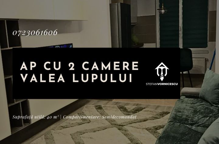 Apartament 2 camere de inchiriat VALEA LUPULUI - Iasi anunturi imobiliare Iasi
