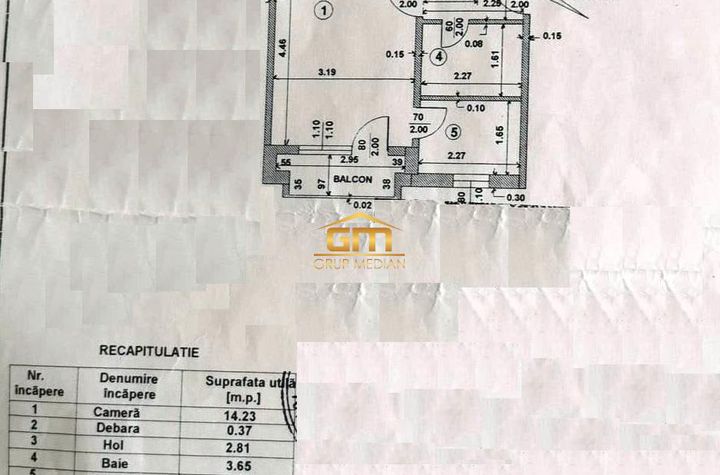 Garsonieră de vanzare TRAIAN - Valcea anunturi imobiliare Valcea