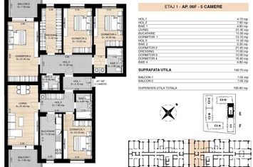 ROND OMV PIPERA - MILUNA RESIDENCE - APARTAMENT 5 CAMERE UNIC !!! anunturi imobiliare Bucuresti
