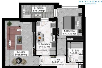 Antiaeriană-2 Camere Tip B mobilat si utilat nou! anunturi imobiliare Bucuresti