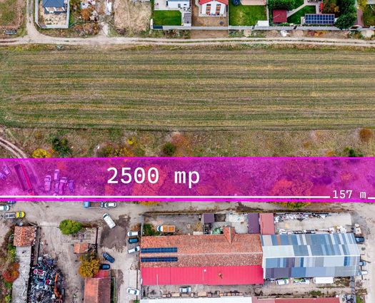 Teren Intravilan Bujac, 2500 mp