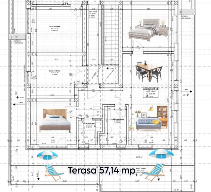Apartament 3 camere de vanzare TIMISOARA - Timis anunturi imobiliare Timis