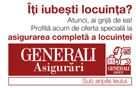 Generali Asigurări lansează campania de primăvară pentru asigurarea com-pletă a locuinţei