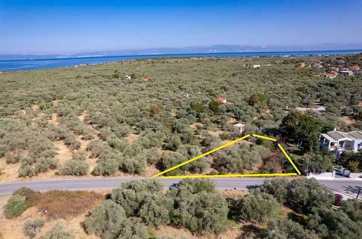 Teren construibil 937 mp în Prinos, Thassos anunturi imobiliare Grecia