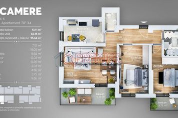 Grand Arena 3 camere decomandat etaj intermediar anunturi imobiliare Bucuresti
