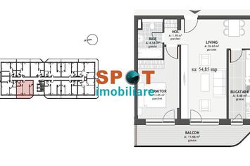 Apartament 3 camere de vanzare FLORESTI - Cluj anunturi imobiliare Cluj