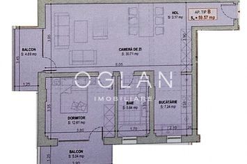 Apartament 2 camere de vanzare TEREZIAN - Sibiu anunturi imobiliare Sibiu