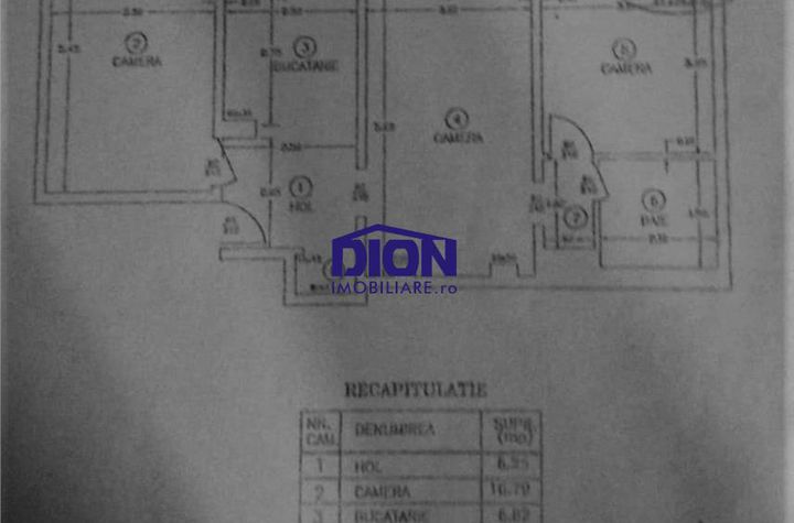 Apartament 3 camere de vanzare DRISTOR - Bucuresti anunturi imobiliare Bucuresti