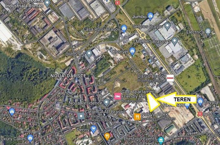 Teren Intravilan de vanzare DARSTE - Brasov anunturi imobiliare Brasov