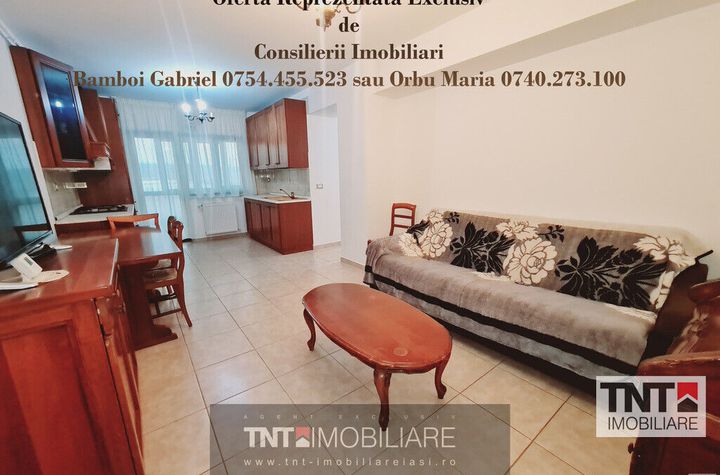 400EURO-Apartament 3 camere de inchiriat Bloc Nou zona Nicolina- CUG-Providenta anunturi imobiliare Iasi
