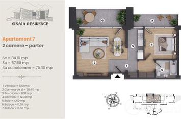 Apartament 2 camere de vanzare SINAIA - Prahova anunturi imobiliare Prahova