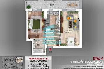 Apartament 2 Camere,Finalizat Titan-Nicolae Grigorescu,Metrou anunturi imobiliare Bucuresti
