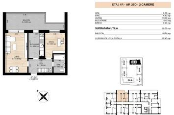 ROND OMV PIPERA - MILUNA RESIDENCE - APARTAMENT 2 CAMERE anunturi imobiliare Bucuresti