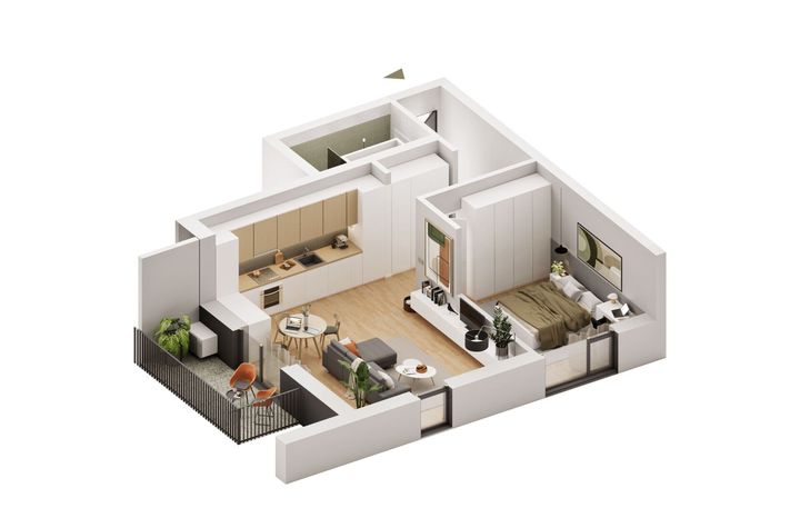 Apartament cu 2 camere în Pârneava anunturi imobiliare Arad