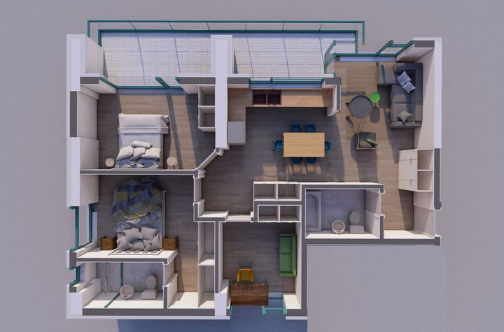 Apartament nr 96 - Tip 5.1 - Etaj 6 - 4 camere - C1 - TMC Binelui Park - zona Metalurgiei anunturi imobiliare Bucuresti