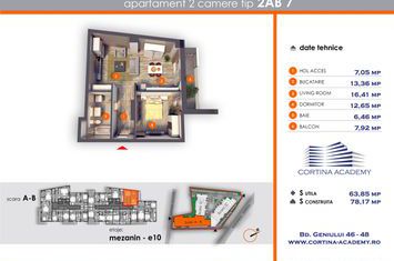 Apartament 2 camere de vanzare COTROCENI - Bucuresti anunturi imobiliare Bucuresti