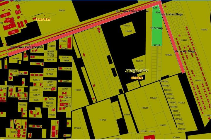 Teren Intravilan de vanzare OTOPENI - Bucuresti anunturi imobiliare Bucuresti