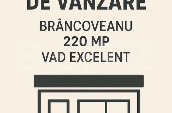 Spațiu comercial de vanzare BRANCOVEANU - Timis anunturi imobiliare Timis