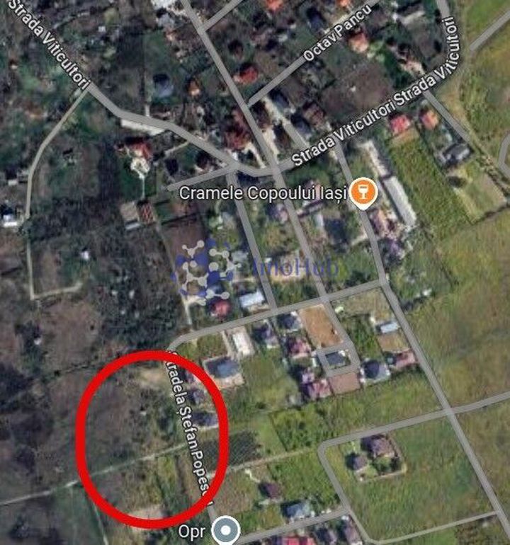Teren 785mp | Viticultori - Cramele Copou anunturi imobiliare Iasi