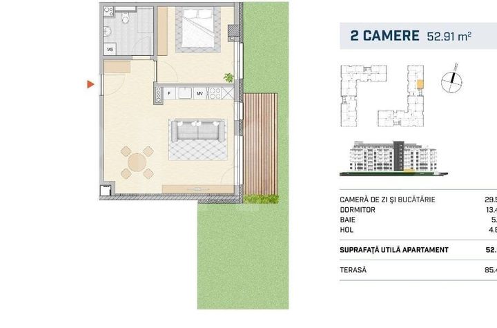 Apartament 2 camere de vanzare CLUJ-NAPOCA - Cluj anunturi imobiliare Cluj