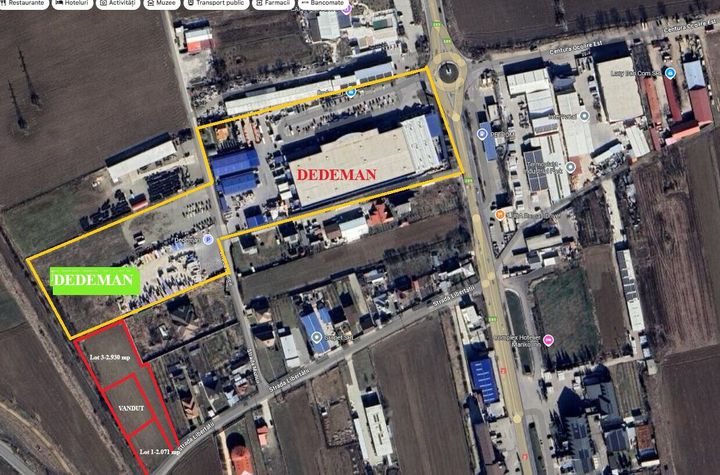 Teren industrial & comercial lângă Dedeman Roman! anunturi imobiliare Neamt