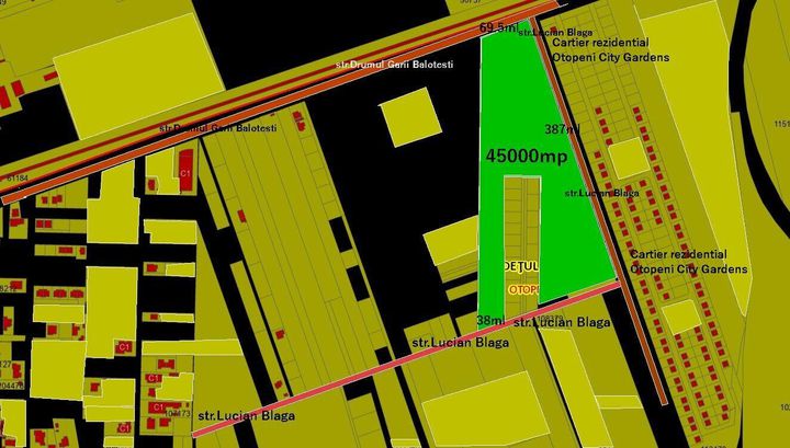 Teren Intravilan de vanzare OTOPENI - Bucuresti anunturi imobiliare Bucuresti