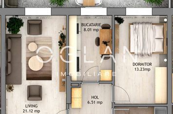 Apartament 2 camere de vanzare MIHAI VITEAZU - Sibiu anunturi imobiliare Sibiu