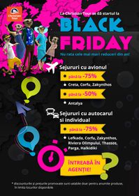 Black Friday continuă la Christian Tour, cu reduceri de până la 75%