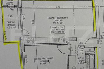 Apartament 2 camere de vanzare FLORESTI - Cluj anunturi imobiliare Cluj
