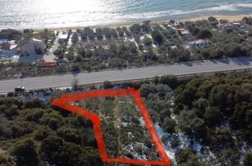 Teren 1128.26 mp, 80 metri de plajă, Mirtofito anunturi imobiliare Grecia