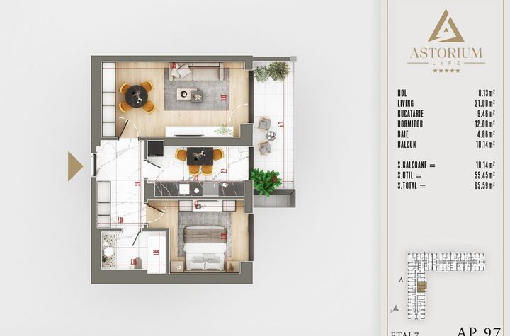 Titan Pallady 2 Camere Astorium Life exclusiv blocul A predare 2025 anunturi imobiliare Bucuresti