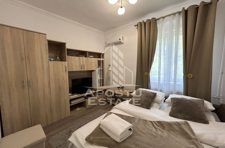Garsoniera, central, disponibila din octombrie, mobilata si utilata anunturi imobiliare Timis