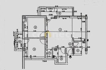 Apartament 3 camere de inchiriat FLORESTI - Cluj anunturi imobiliare Cluj