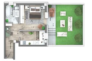 Garsonieră de vanzare LUNCA CETATUII - Iasi anunturi imobiliare Iasi