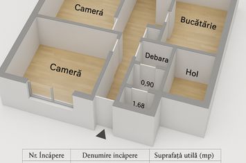 Apartament 2 camere de vanzare IASI - Iasi anunturi imobiliare Iasi