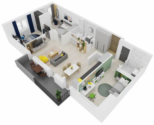 Apartament 4 camere Sibiu, 86 mp