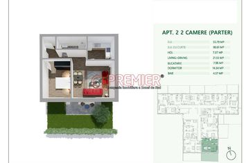 Mihai Bravu - metrou vanzare apartament 2 camere + curte anunturi imobiliare Bucuresti