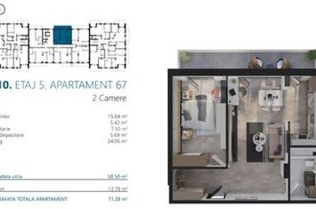 Apartament 2 camere de vanzare CLUJ-NAPOCA - Cluj anunturi imobiliare Cluj