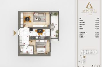 Titan Pallady 2 Camere Astorium exclusiv blocul A predare 2025 anunturi imobiliare Bucuresti