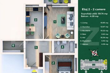 Apartament 2 camere de vanzare SANPETRU - Brasov anunturi imobiliare Brasov